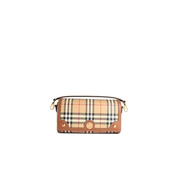 Burberry Note Beige Cotton Blend Bag - NWT - Picture 1 of 3